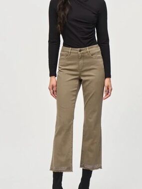 Joseph Ribkoff Iguana Sequin Frayed Hem Jeans